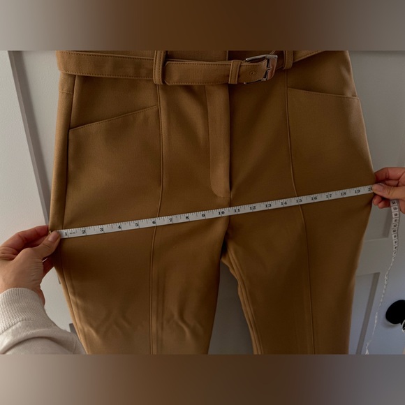 Proenza Schouler Camel-Colored High-Waisted Boot Cut Pants - US Size 8 - Picture 6 of 9
